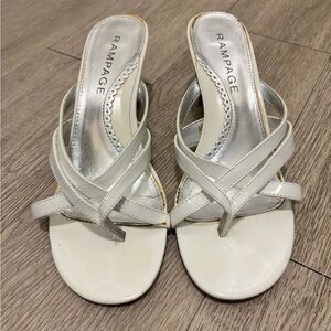 Rampage Women's White Strappy Sandals